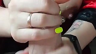 I Love Jerking off My Stepson's Big Dick
