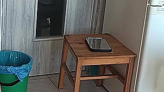 Crazy Couple Having Fun in the Kitchen