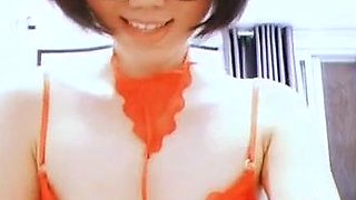 POV close up asian gf blowjob