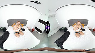 Czech hottie Kristy Waterfall enjoys sex with her handsome fella