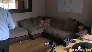 Utter movie blondie teenager new-comer with big natural titties and Big Ass - fake agent uk