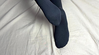 Solo Girlfriend with Rubber Dick Toy