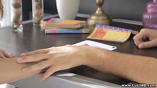 Lusthd blonde russian schoolgirl teenie fucks her bf