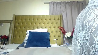Ebony SSBBW Tits Fucking and Deepthroat Sucking Giant Dildo