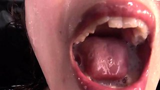 Japanese teen blowjob with creamy mustache