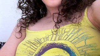 Close up hairy housewife