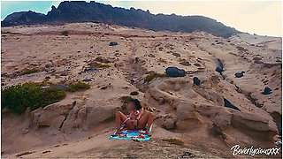 Shameless Milf On Vacation Masturbates On A Public Beach Then Gets Fucked By A Stranger
