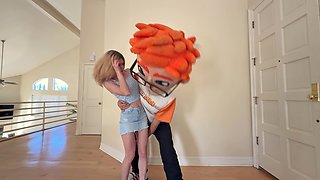 Naked Anna Kovachenko Rides My Big Dick to Creampie in PornDudeCasting!