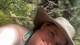 Bikini Stepmom by the Creek