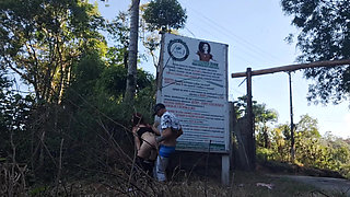 APP Driver Woman Stopped Outdoor Car To With Passenger!