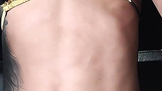 The Delivery Girl Can't Resist and Massages My Abs????