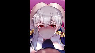 Horny Heroines Blowjob Face