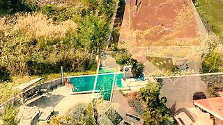 SinDeLuxe-Outdoor Pool Sex with Stacy Cruz & Katy Rose