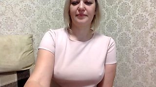 Russian MILF showing her tits