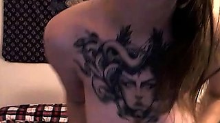 Big boobs milf masturbates with her dildo