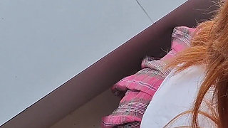 Girl Having Sex in Front of the Window of the Mirante Sampa Sky in Downtown São Paulo with Everyone Watching