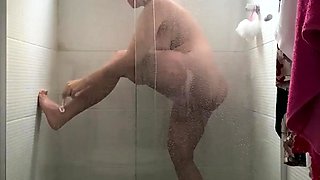 Day 8 #Voyeur - She is taking a shower, her assets is