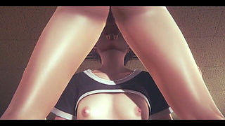 Uncensored Hentai - Kana the Cat Girl Suck and Footjob - Japanese Asian Manga Anime Game Porn