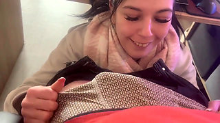 Coquette and Brad - Hot MILF Sucks and Takes Cumshot