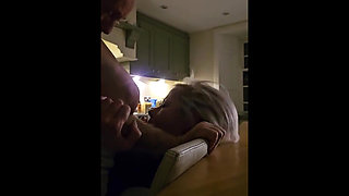 Cheating Mature Housewife Gets Fucked in Her Kitchen by Horny Neighbour