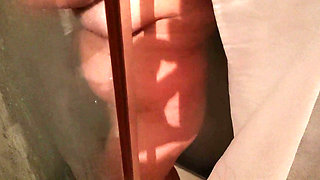 Caught My Stepsister in Shower. She Let Me Watch on She's Busty Body