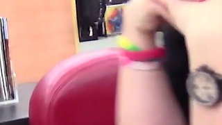 She Stood Nervously Outside the Tattoo Parlor on Her Birthday