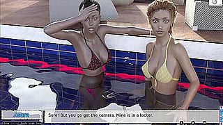 Fun With My Goddaughter Christine & Her Friend Jessica In A Private Water Pool Step Dreams About Tight 18 Years Pussy