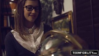 TEENFIDELITY - Schoolgirl Alaina Dawson Creampied By Teacher