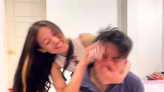 Selfgags Femdom Bondage - Dominant Girlfriend Practices Her