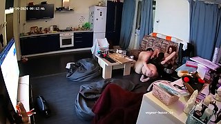 Amateur latin caught by hidden cam