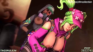 Fortnite hentai 3d compilation