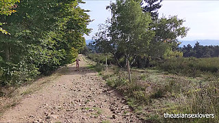 It was not planned. But in the middle of our hike, She was in a naughty mood.