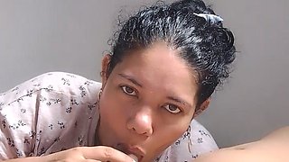 My Real Amateur Wife's Blowjob
