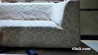 Old dirty voyeur doctor with a hidden cam