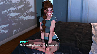 Fucking cosplay girl with nice ass with huge cock.