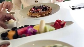 Mr Lucky Life featuring Katie Kush's cock sucking scene