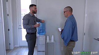 Lena Paul - Large-breasted Slut Gets Piped At The Office - Darkhaired Babe