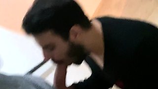 Amateur shemale tranny facialized after a blowjob