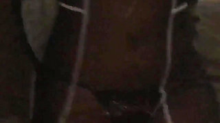 Winter Flash Fun in a Sheer Dress