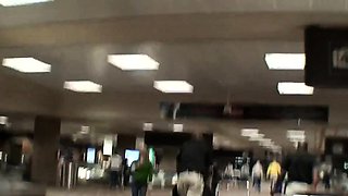 Behind the scenes with busty babe