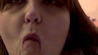 Even a Rubber Cock From a Sloppy Blowjob Ejaculates in My Mouth)