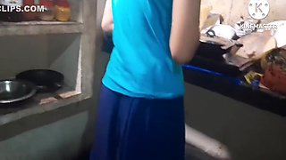 Indian Desi Bhabhi Got Fucked While Cooking In Kitchen
