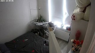 Amateur blonde fucked on cam