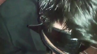 Hooded Dude Blowing Off Yovanka's Yam-sized Fuckpole