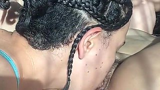 Do You Like Hairy Pussy? I Love Licking My Girlfriend's Hairy, Blonde Pussy.