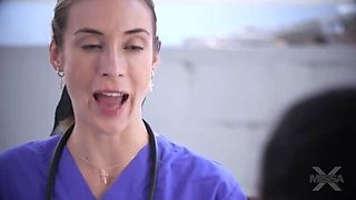 Blonde Aiden Ashley Cheats in Lingerie - Creampie & Cum in Mouth