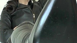 Lick My Boot Soles Clean! Leather Over-the-knee Boots, Lady Victoria Valente