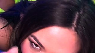 Hot Babe Blows Dick And Rides It On POV