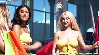 Xander Corvus' Wild Car Encounter with Latina Passion