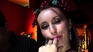 Three Sluts Tour the English Pub and Cum Hardcore with the